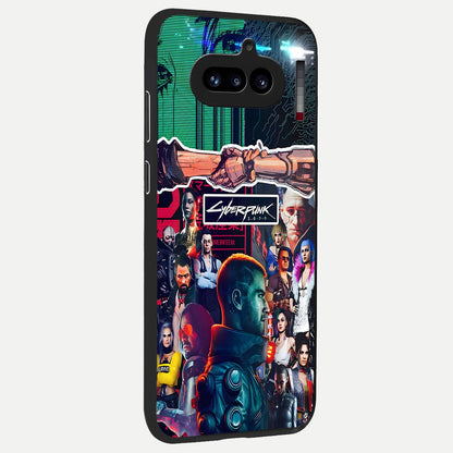  CYBERPUNK Legacy back cover For Nothing Phone 4A slim fit glass case with vibrant aesthetic design