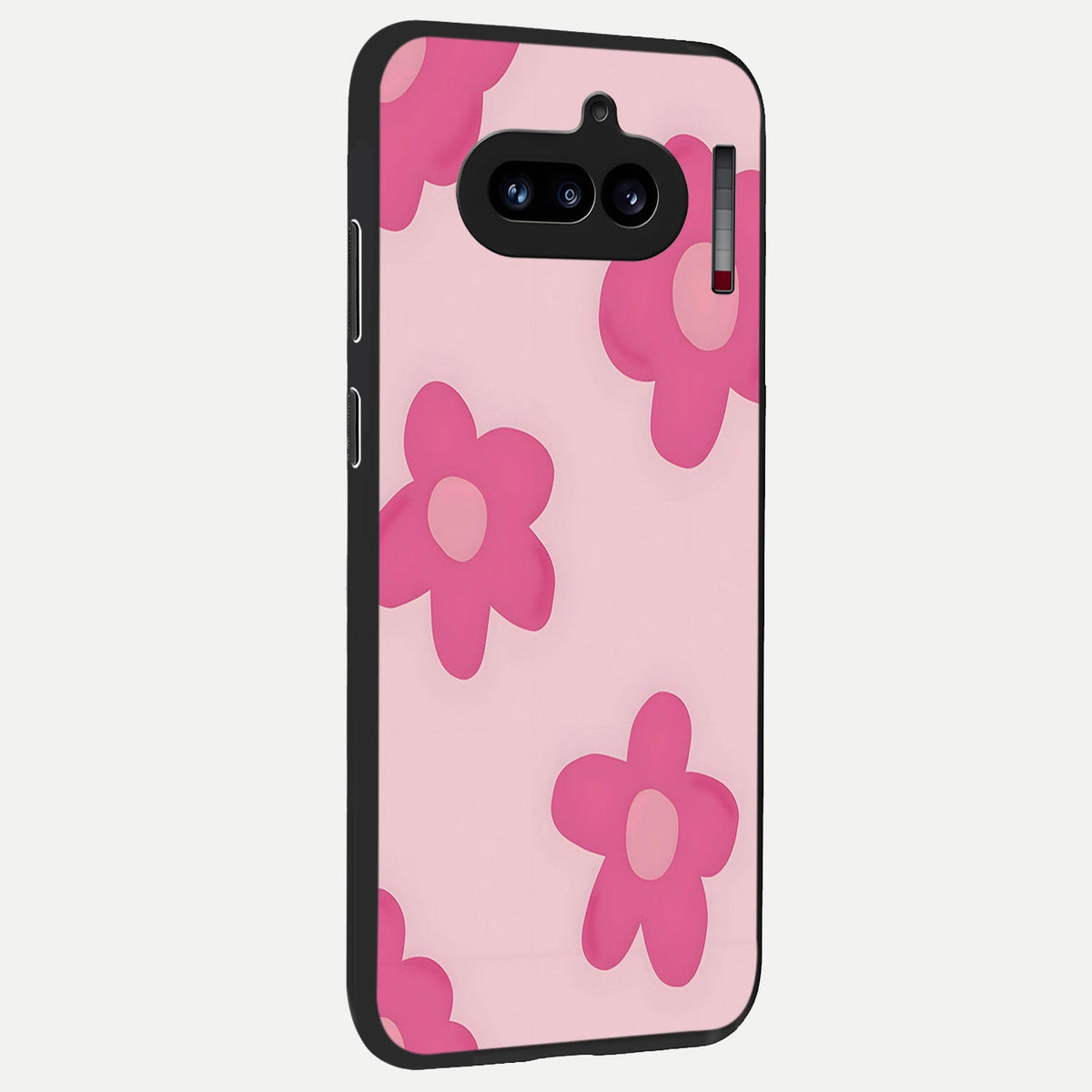  Candy Bloom Dreams back cover For Nothing Phone 4A slim fit glass case with vibrant aesthetic design