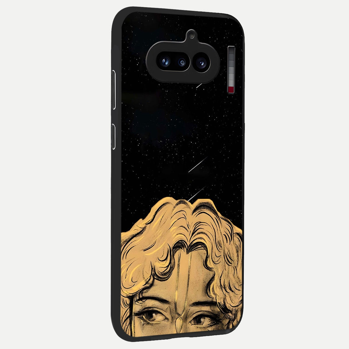 Celestial Gods Plan back cover For Nothing Phone 4A slim fit glass case with vibrant aesthetic design