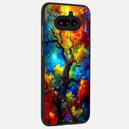  Colorful Soda Bottles back cover For Nothing Phone 4A slim fit glass case with vibrant aesthetic design