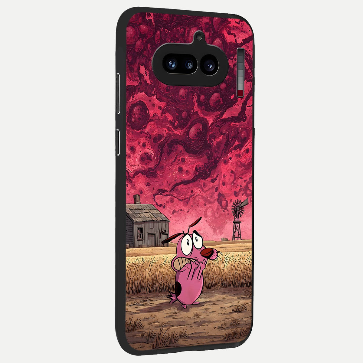  Courage Under Sky back cover For Nothing Phone 4A slim fit glass case with vibrant aesthetic design