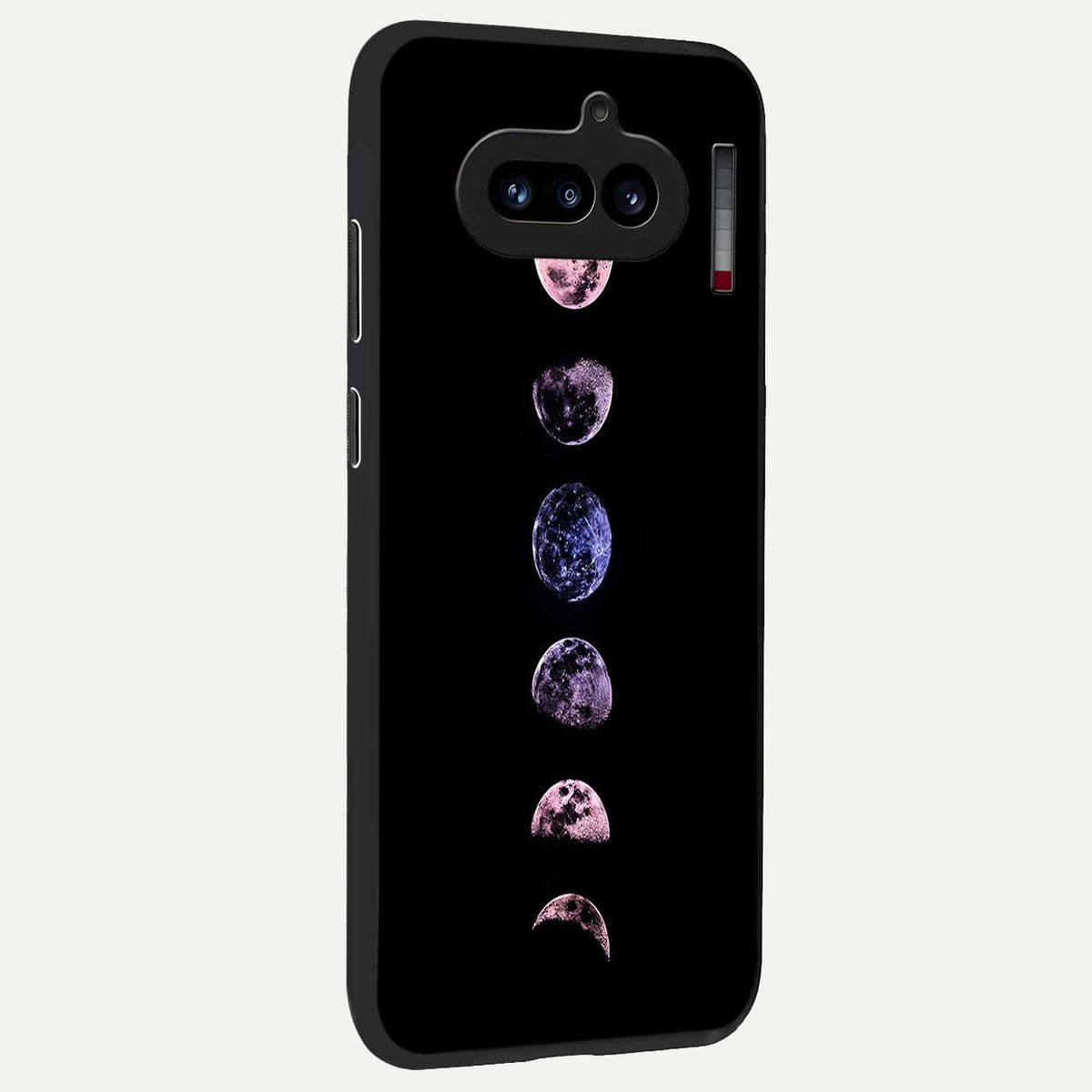  Crimson All Planets back cover For Nothing Phone 4A slim fit glass case with vibrant aesthetic design