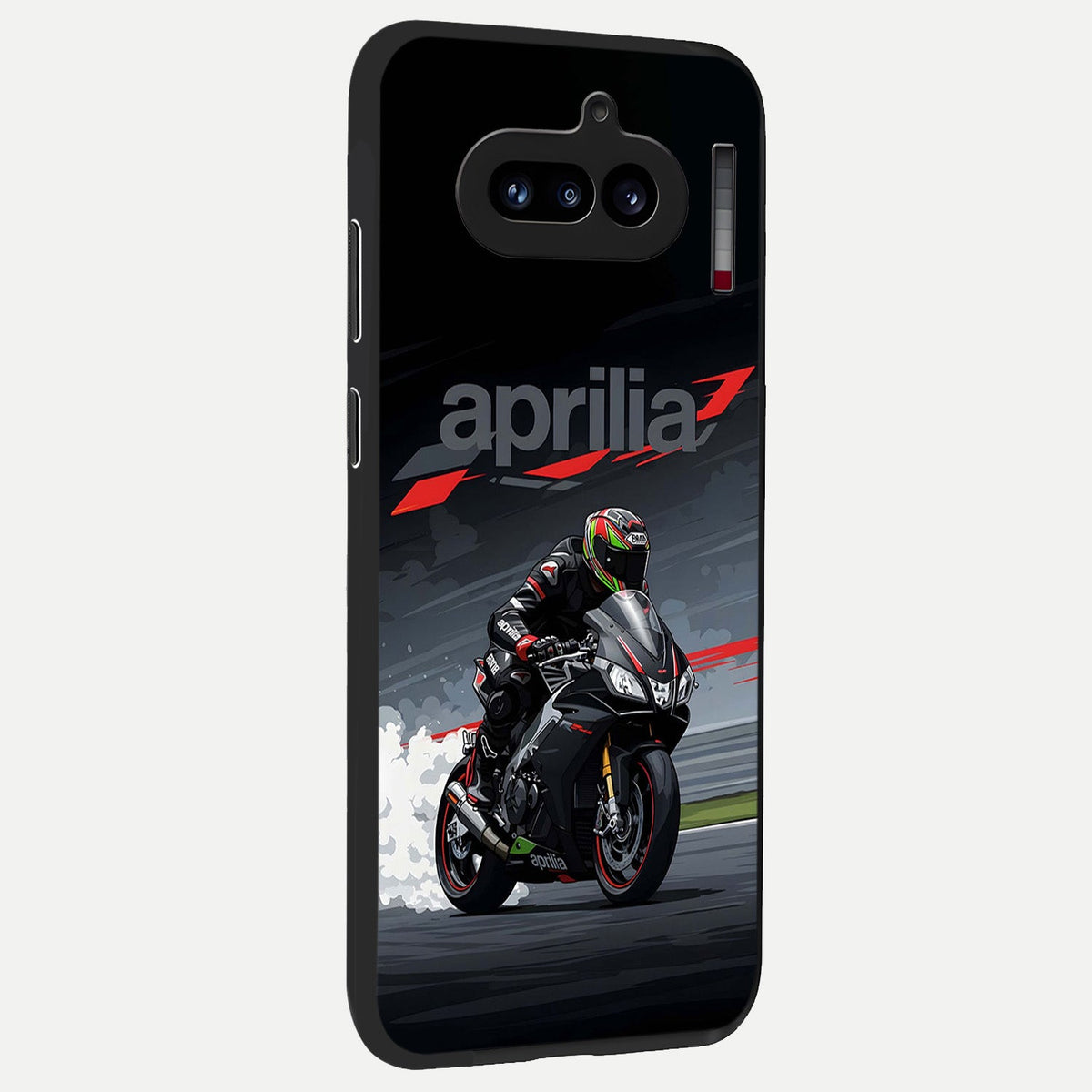  Dark Aprilla back cover For Nothing Phone 4A slim fit glass case with vibrant aesthetic design