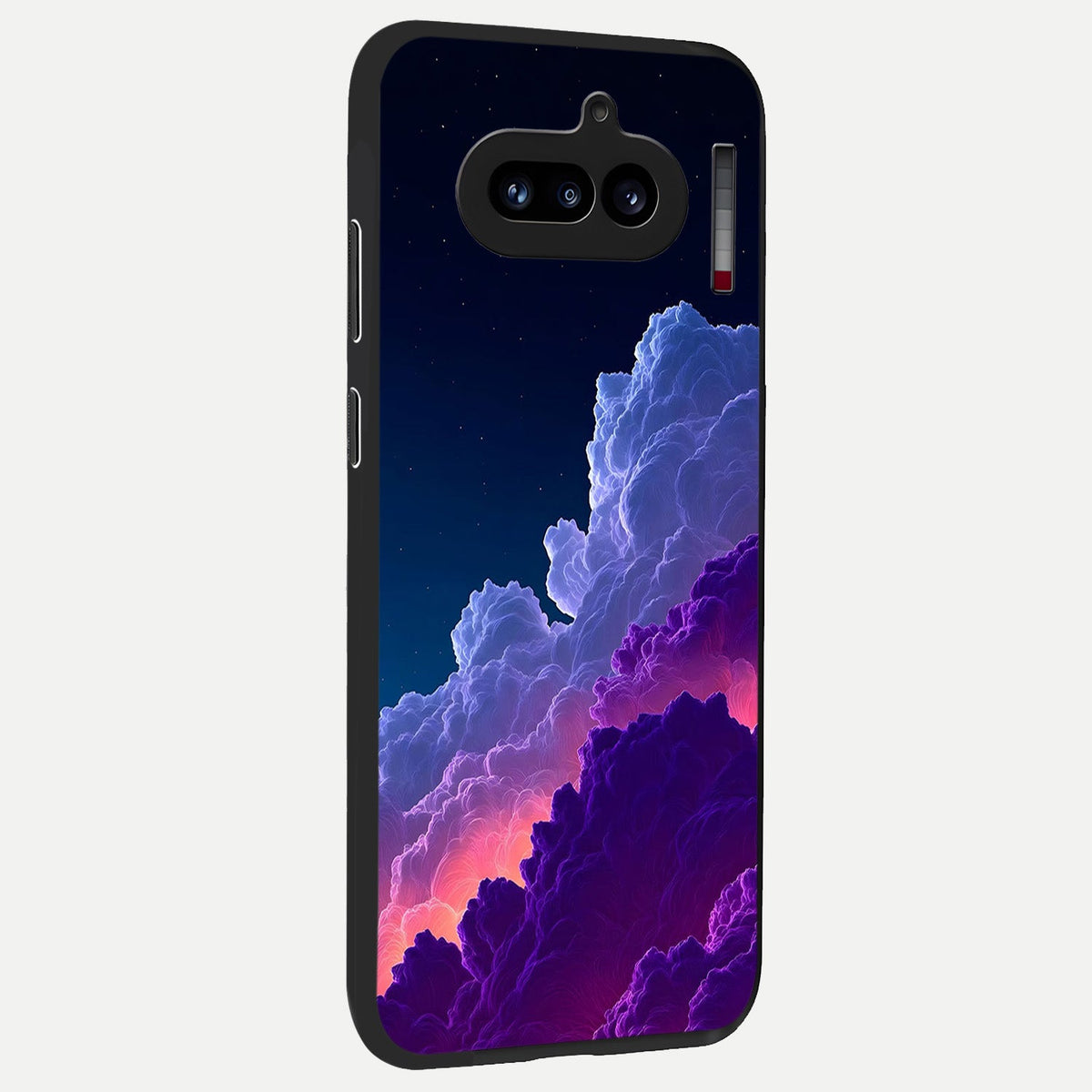  Dreamy Cloud Skies back cover For Nothing Phone 4A slim fit glass case with vibrant aesthetic design
