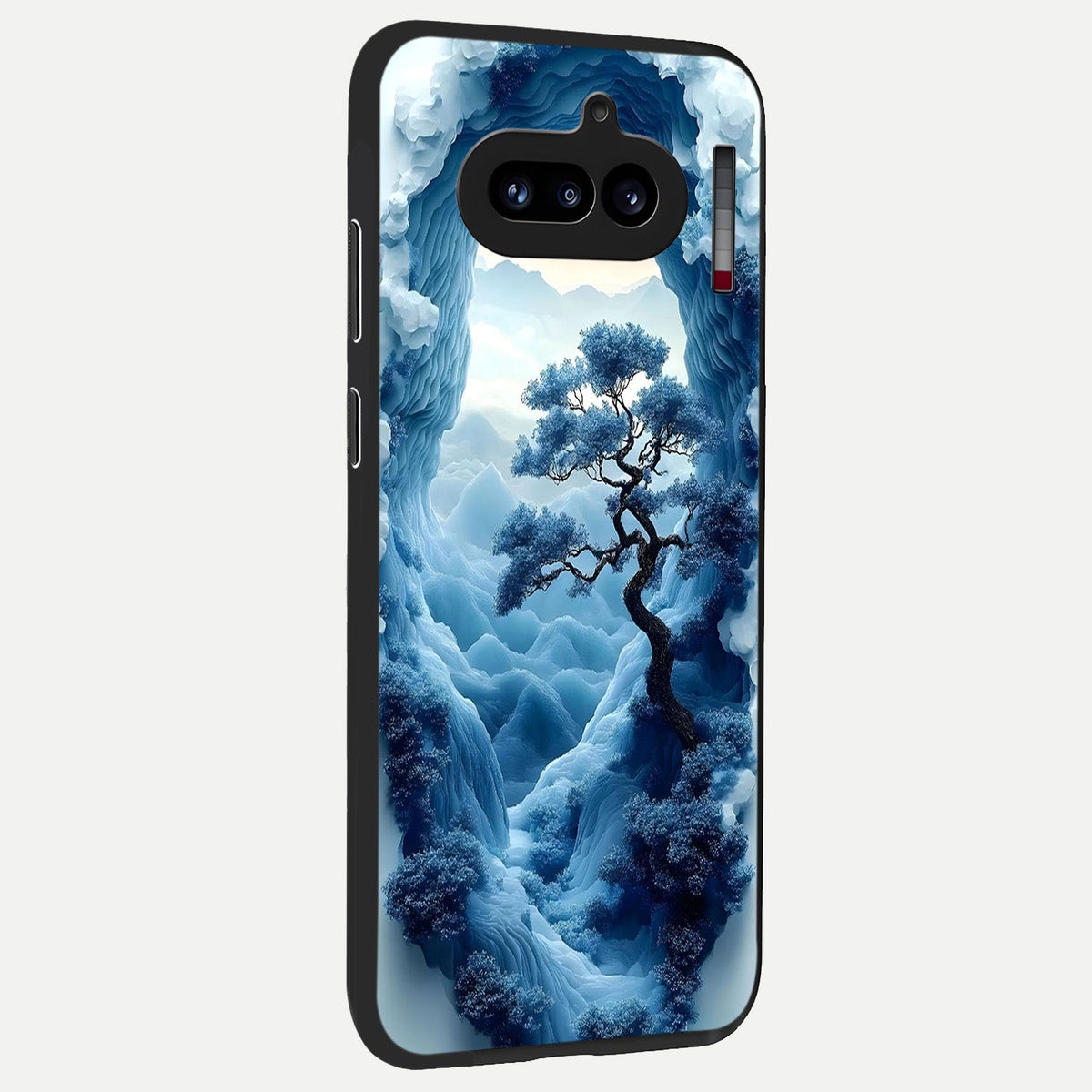  Frozen Serenity Gate back cover For Nothing Phone 4A slim fit glass case with vibrant aesthetic design