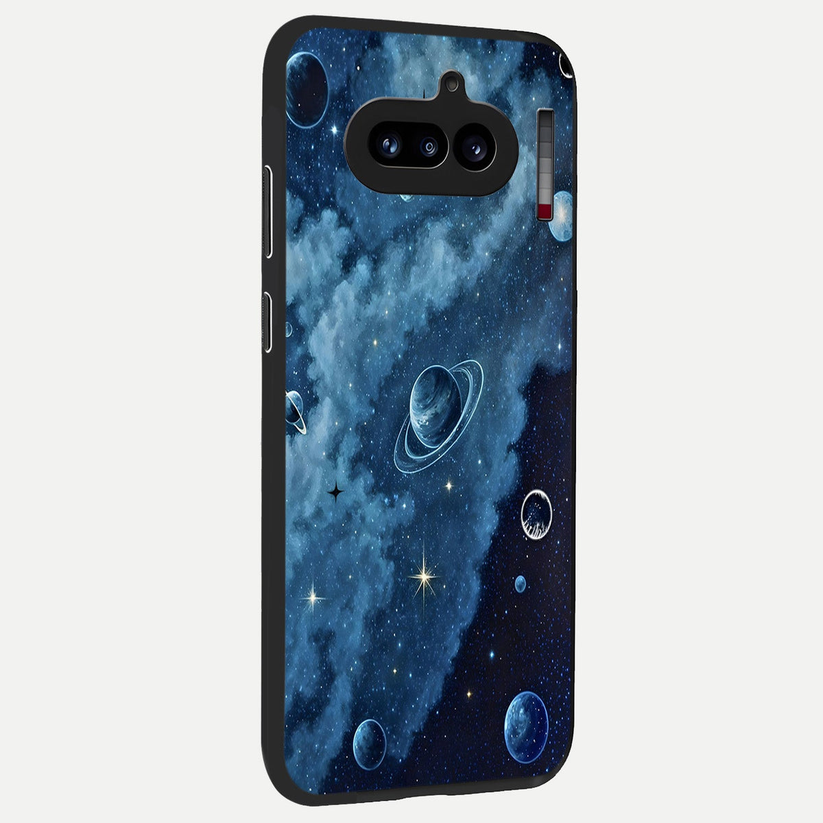  Galaxy Dream Space back cover For Nothing Phone 4A slim fit glass case with vibrant aesthetic design