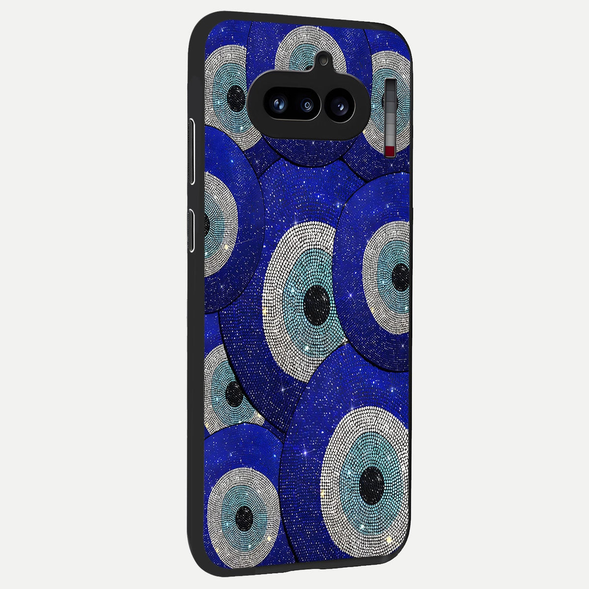  Galaxy Eye Flow back cover For Nothing Phone 4A slim fit glass case with vibrant aesthetic design