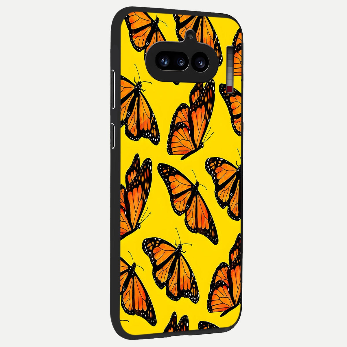  Golden Wing Flight back cover For Nothing Phone 4A slim fit glass case with vibrant aesthetic design