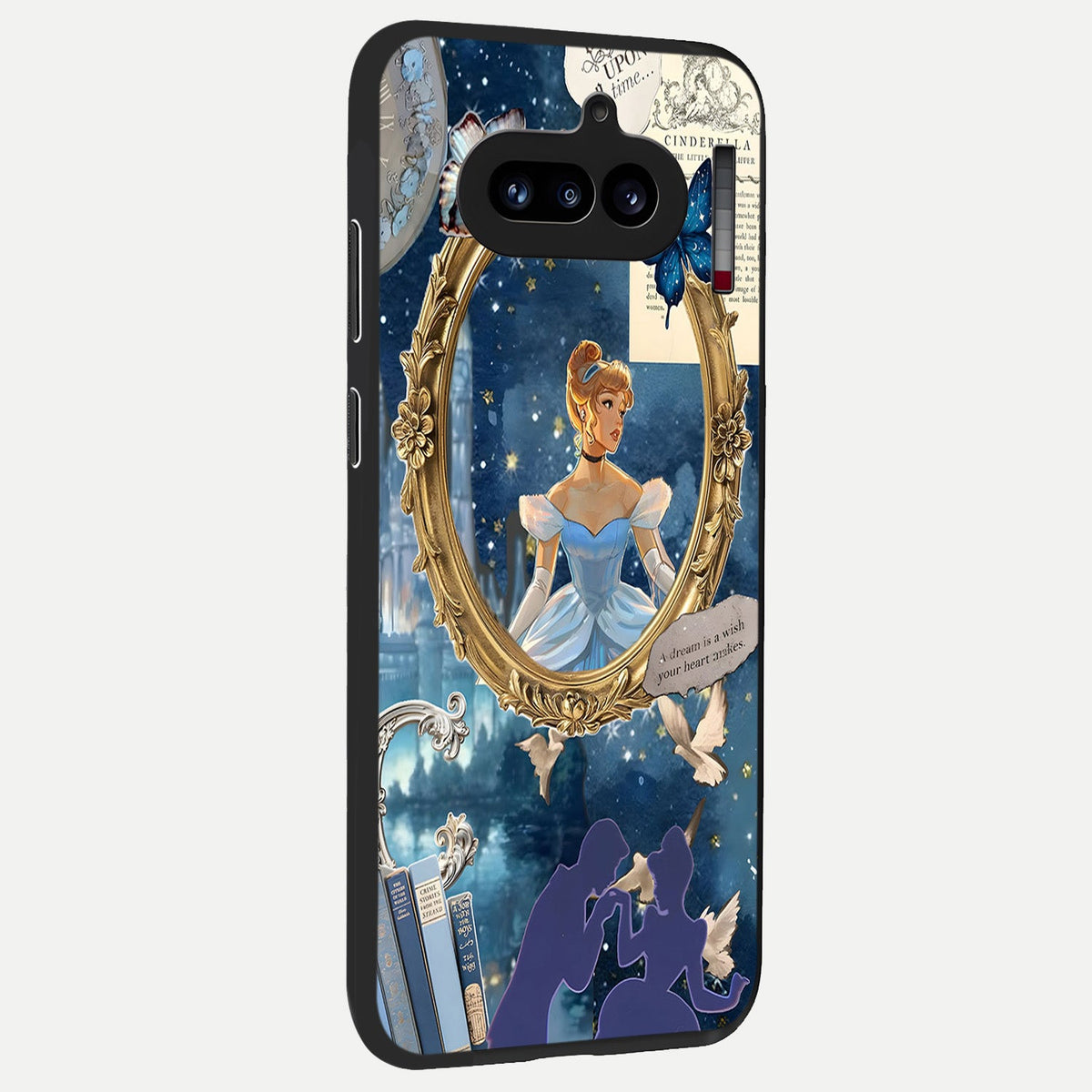  Midnight Queen back cover For Nothing Phone 4A slim fit glass case with vibrant aesthetic design