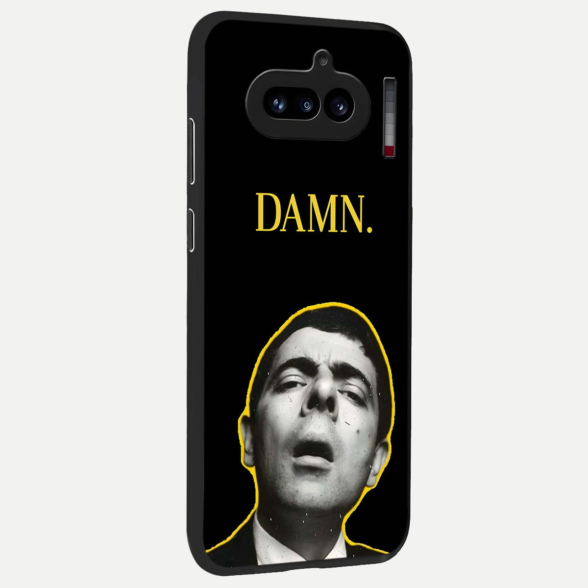  Mr Bean Damn back cover For Nothing Phone 4A slim fit glass case with vibrant aesthetic design
