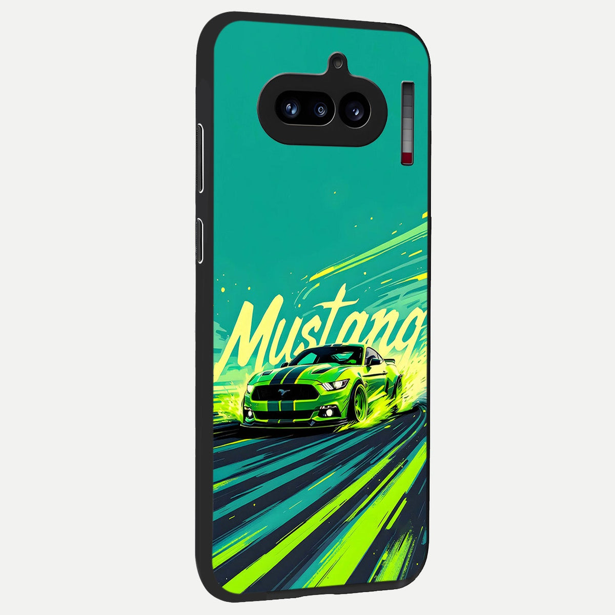  Mustang Bang back cover For Nothing Phone 4A slim fit glass case with vibrant aesthetic design