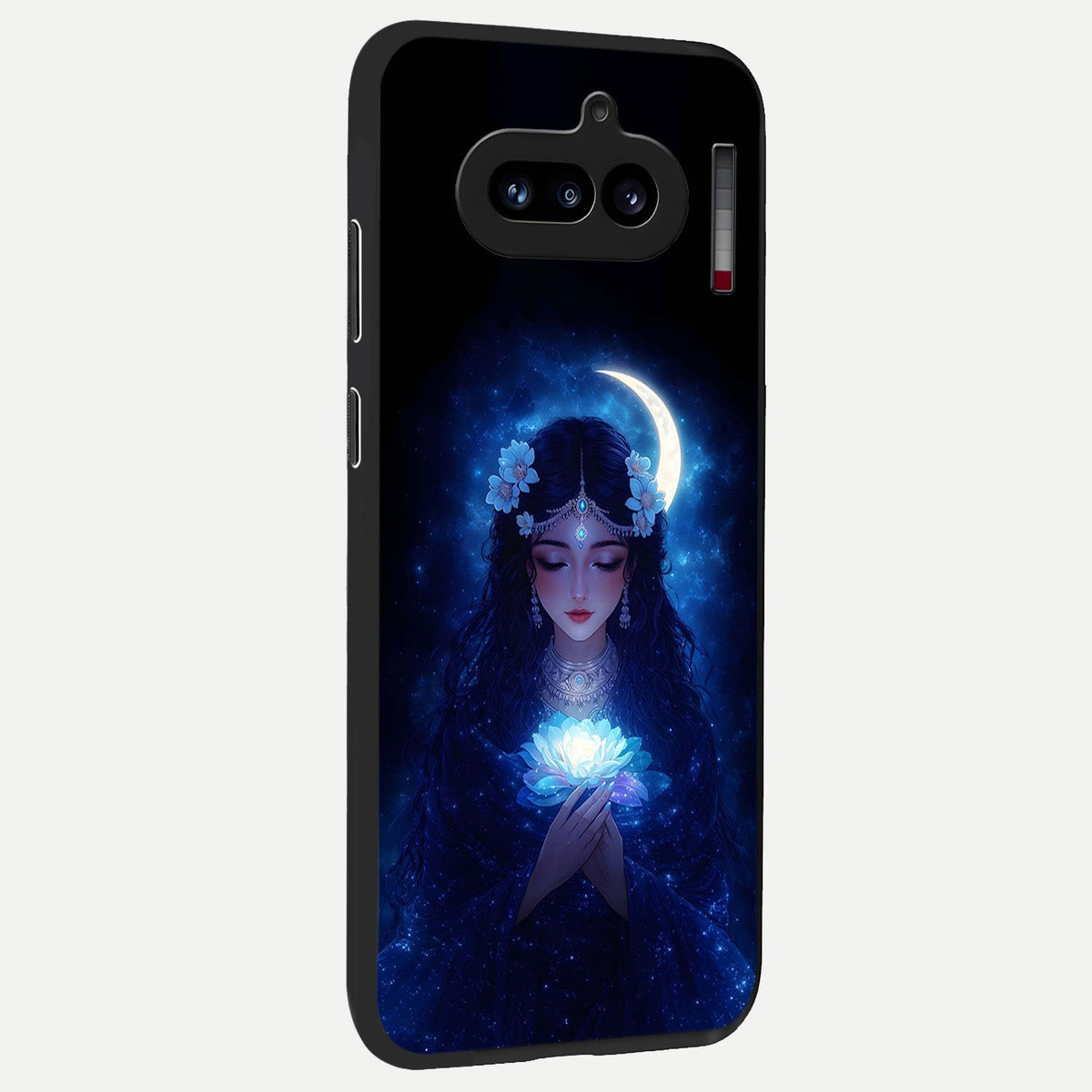  Mystic Moon Queen back cover For Nothing Phone 4A slim fit glass case with vibrant aesthetic design