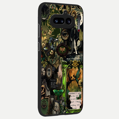  Mystic Woods Secret back cover For Nothing Phone 4A slim fit glass case with vibrant aesthetic design