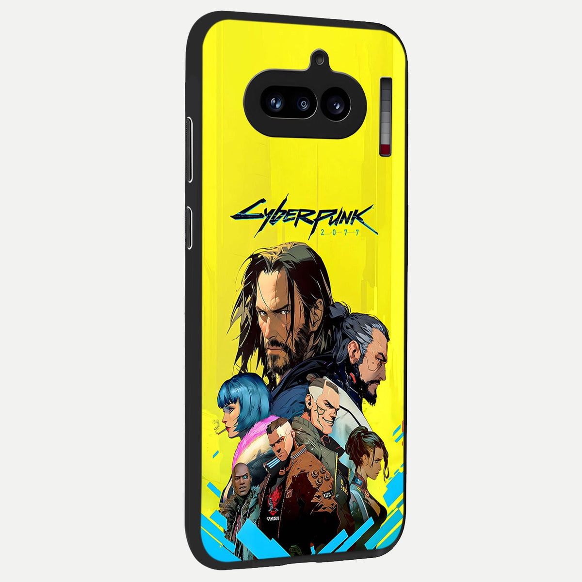  Neon Rebel Genesis back cover For Nothing Phone 4A slim fit glass case with vibrant aesthetic design