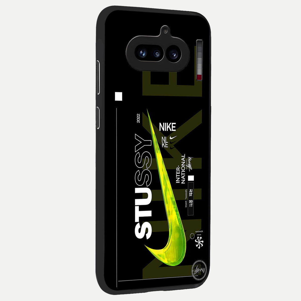  Neon Street Edition back cover For Nothing Phone 4A slim fit glass case with vibrant aesthetic design