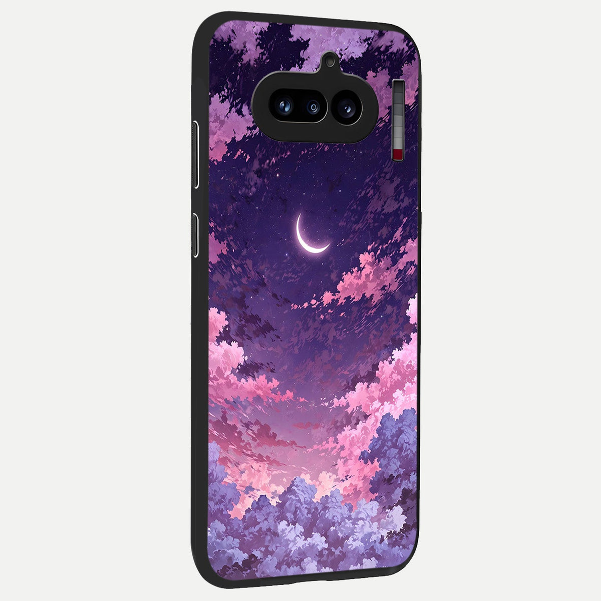  Sky Drift Clouds back cover For Nothing Phone 4A slim fit glass case with vibrant aesthetic design