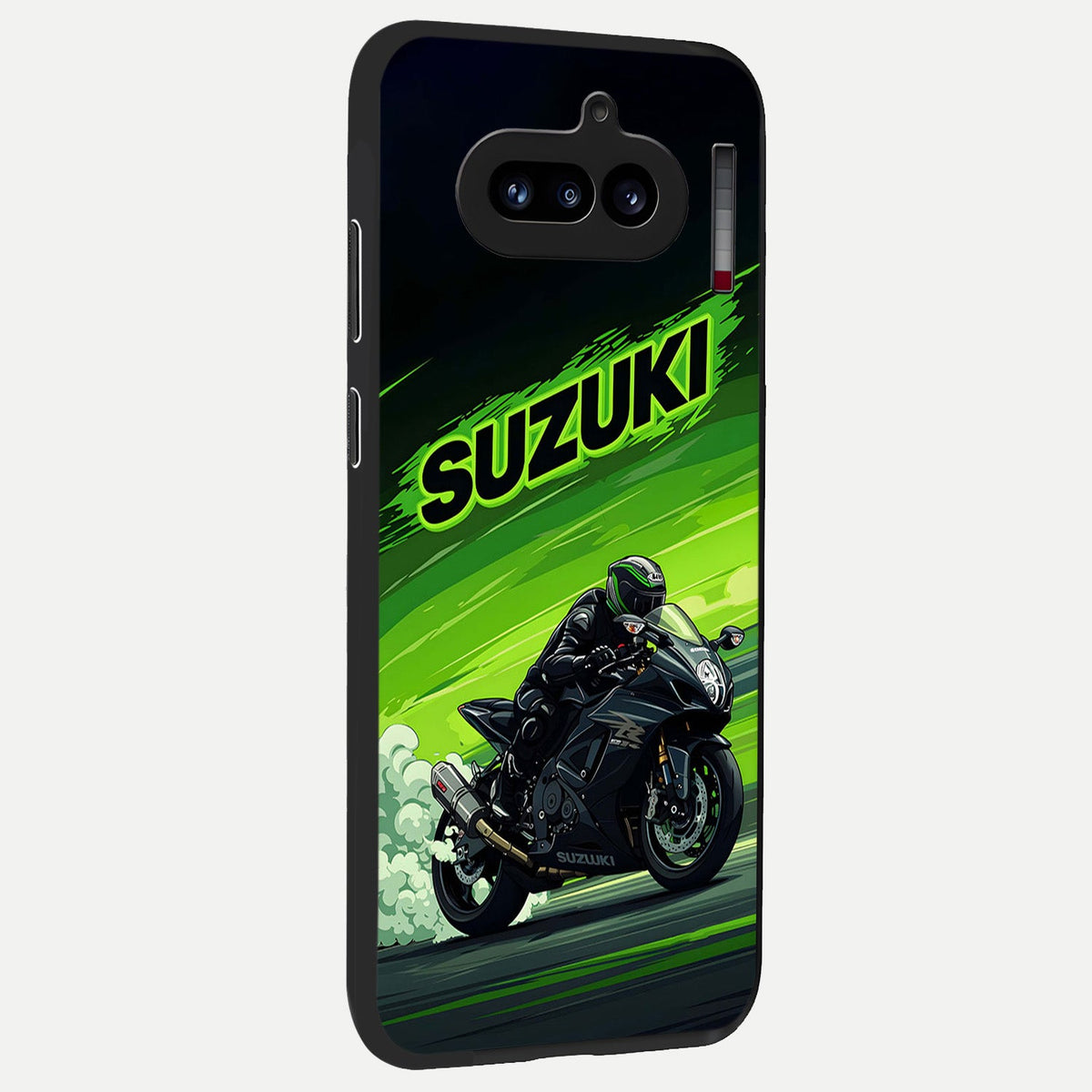  Suzuki Speed Beast back cover For Nothing Phone 4A slim fit glass case with vibrant aesthetic design