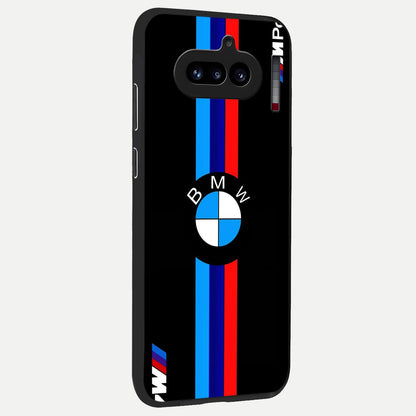  Turbo BMW Beast back cover For Nothing Phone 4A slim fit glass case with vibrant aesthetic design