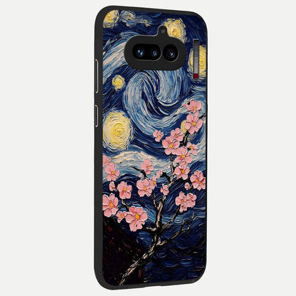  Van Gogh Scenery back cover For Nothing Phone 4A slim fit glass case with vibrant aesthetic design