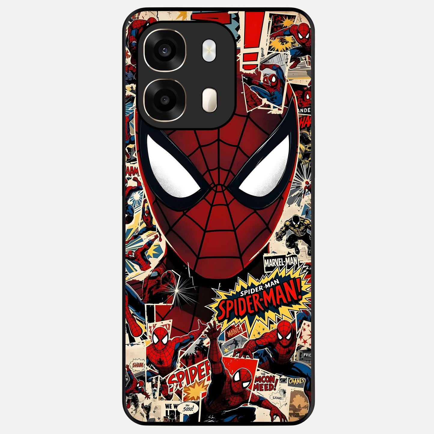 Aesthetic Wonder Spider Glass Case For Oppo A6  back cover – full design glossy printed glass finish
