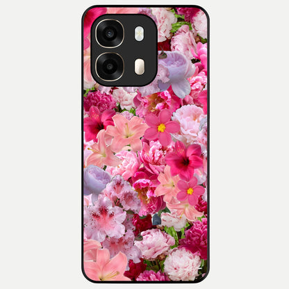  Bloom Crush Fantasy Glass Case For Oppo A6  back cover – full design glossy printed glass finish