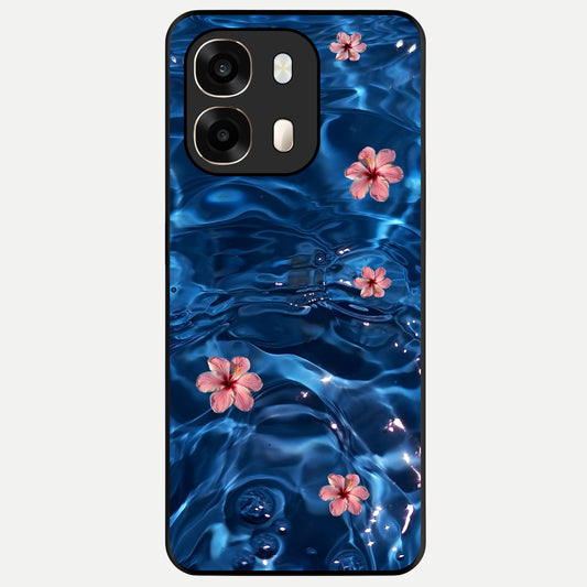  Bloom Thread Art Glass Case For Oppo A6  back cover – full design glossy printed glass finish