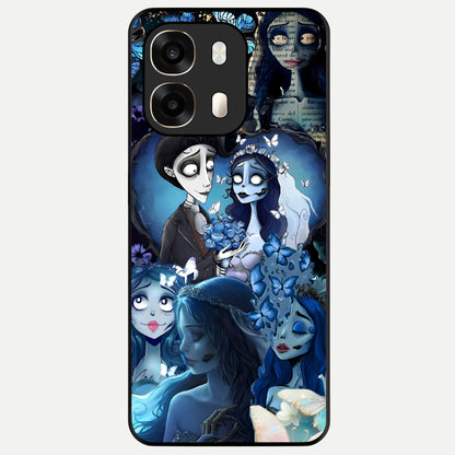  Butterfly Ghost Soul Glass Case For Oppo A6  back cover – full design glossy printed glass finish