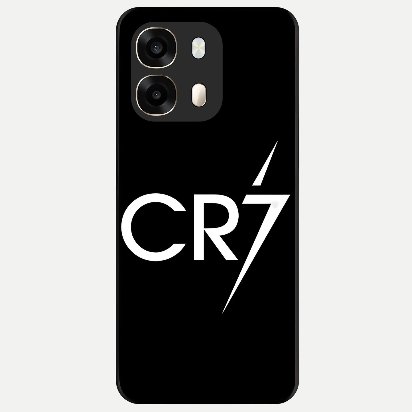  CR7 Elite Strike Glass Case For Oppo A6  back cover – full design glossy printed glass finish