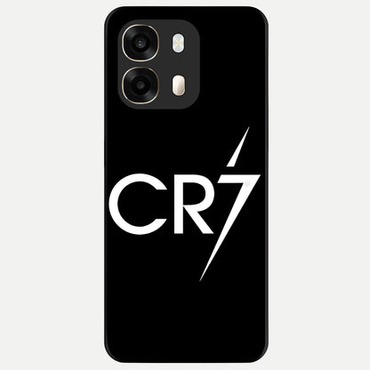  CR7 Elite Strike Glass Case For Oppo A6  back cover – full design glossy printed glass finish