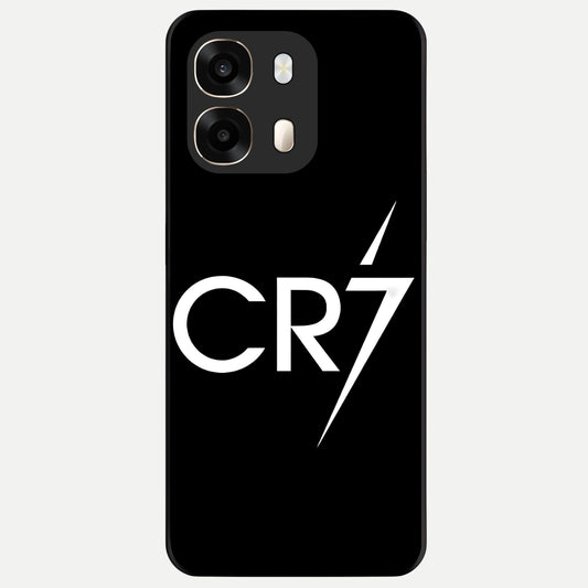  CR7 Elite Strike Glass Case For Oppo A6  back cover – full design glossy printed glass finish