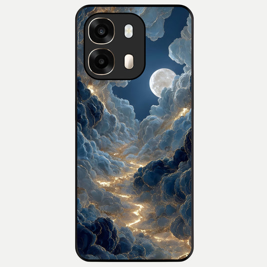  Celestial Cloud Road Glass Case For Oppo A6  back cover – full design glossy printed glass finish