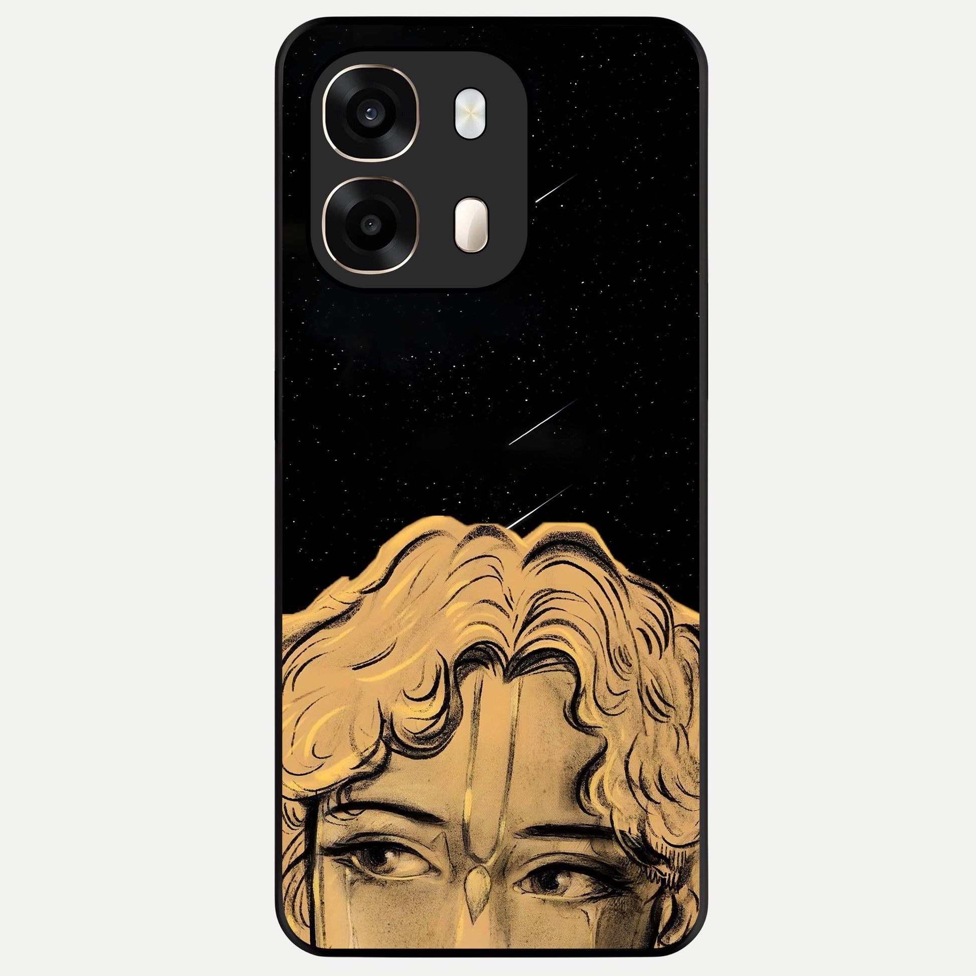 Celestial Gods Plan Glass Case For Oppo A6  back cover – full design glossy printed glass finish