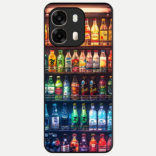  Colorfull Tree Glass Case For Oppo A6  back cover – full design glossy printed glass finish