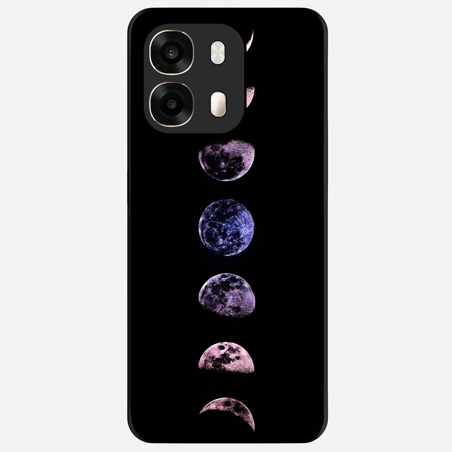  Crimson All Planets Glass Case For Oppo A6  back cover – full design glossy printed glass finish
