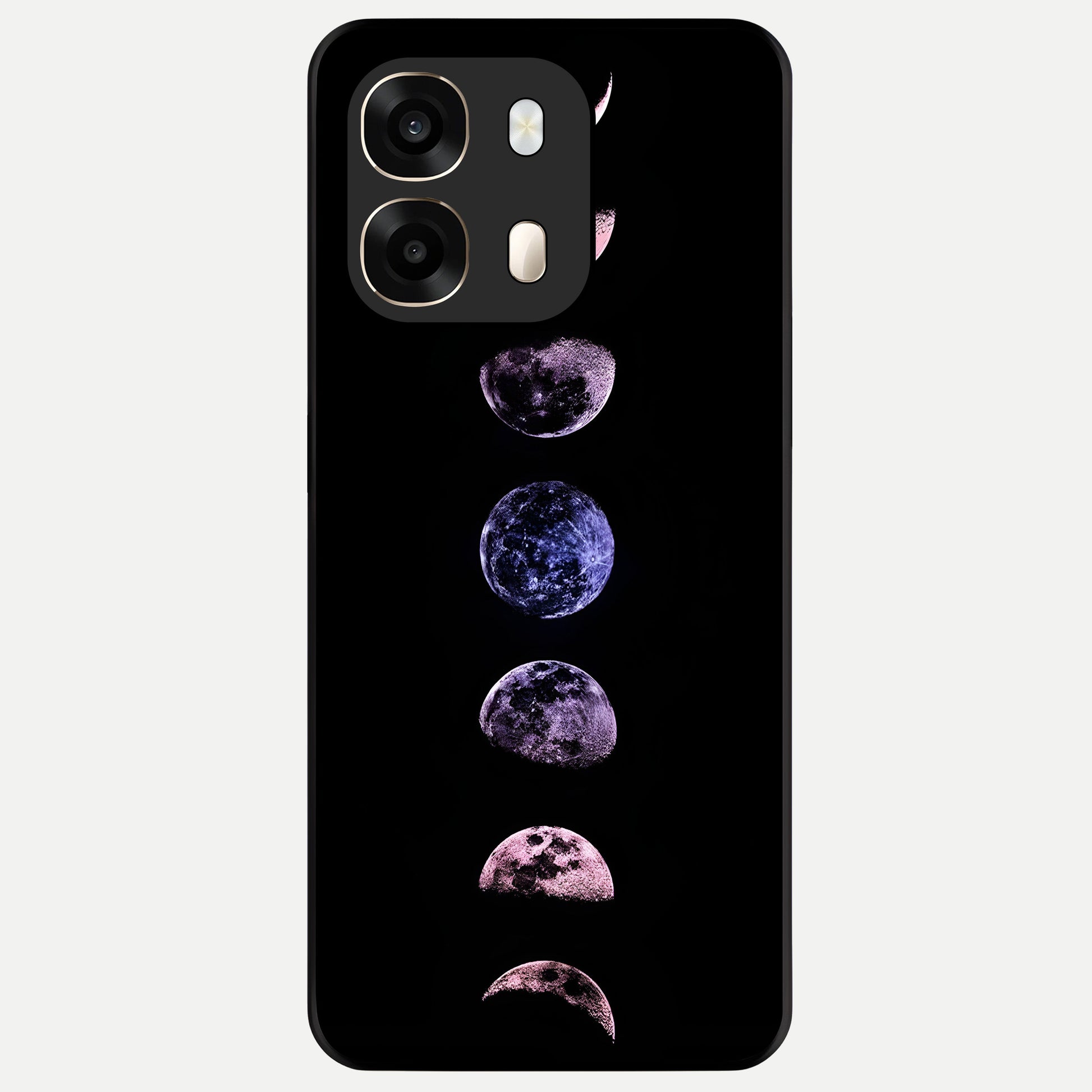  Crimson All Planets Glass Case For Oppo A6  back cover – full design glossy printed glass finish