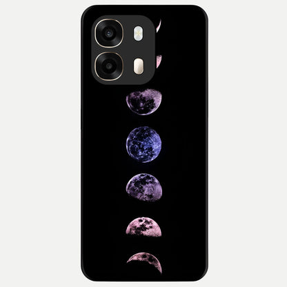  Crimson All Planets Glass Case For Oppo A6  back cover – full design glossy printed glass finish