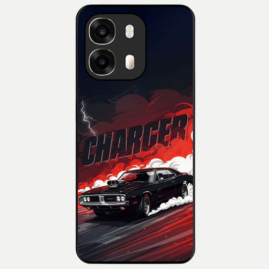  Dark Charger Fury Glass Case For Oppo A6  back cover – full design glossy printed glass finish