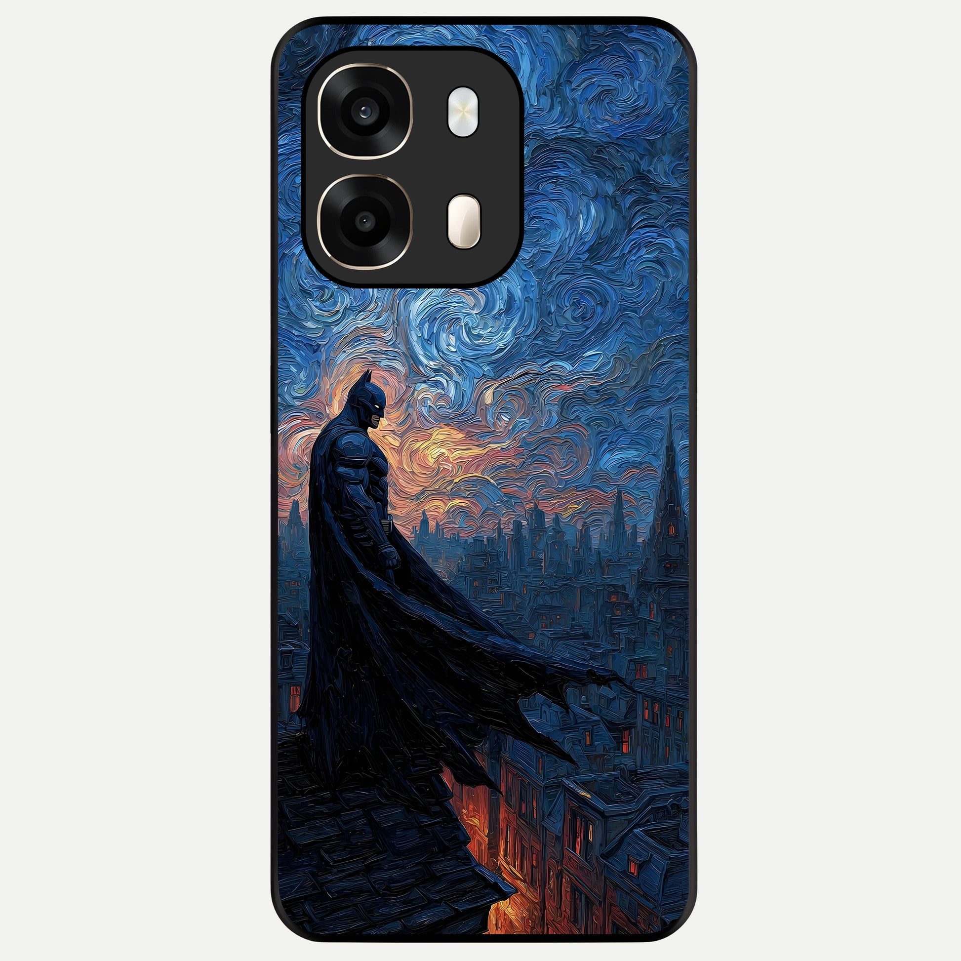  Dark Knight Dusk Glass Case For Oppo A6  back cover – full design glossy printed glass finish