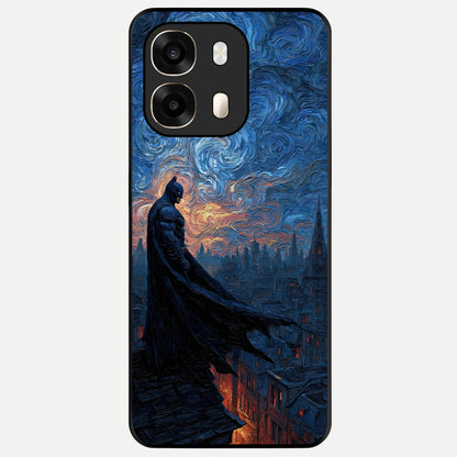 Dark Knight Dusk Glass Case For Oppo A6  back cover – full design glossy printed glass finish