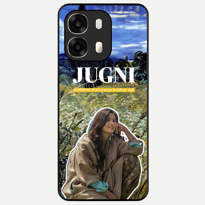  Jugni Soul Vibes Glass Case For Oppo A6  back cover – full design glossy printed glass finish