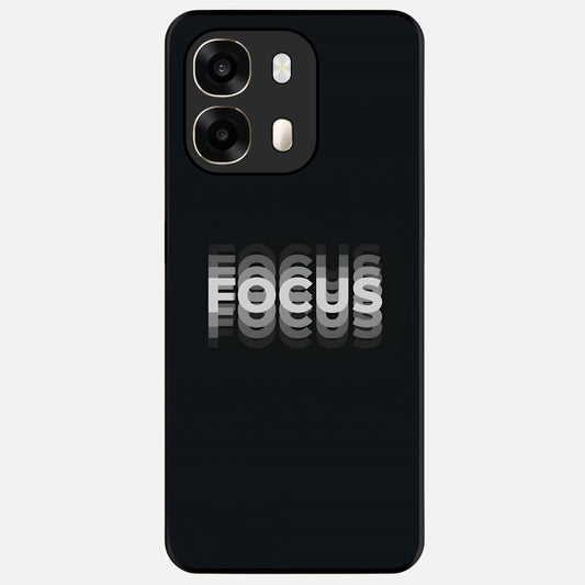  Mono Focus Vision Glass Case For Oppo A6  back cover – full design glossy printed glass finish