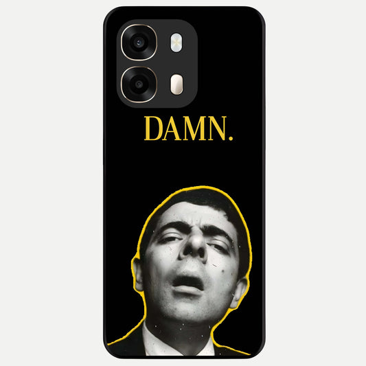  Mr Bean Damn Glass Case For Oppo A6  back cover – full design glossy printed glass finish