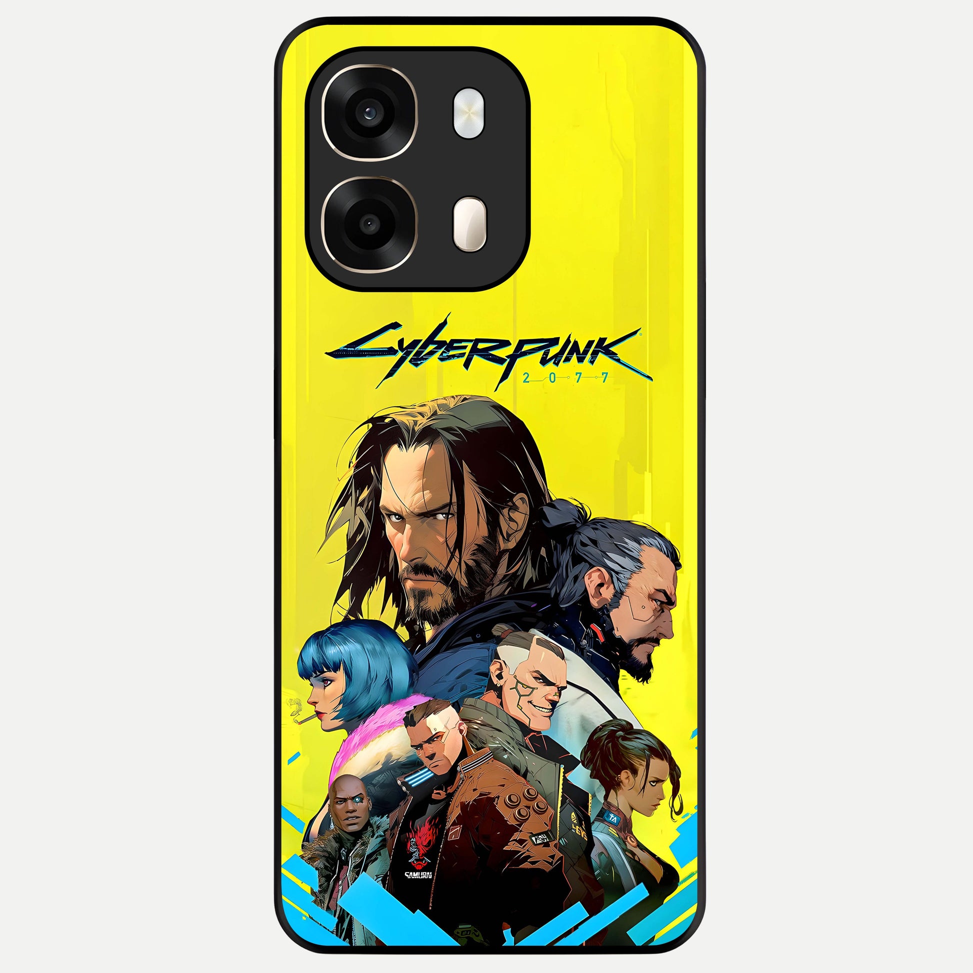  Neon Rebel Genesis Glass Case For Oppo A6  back cover – full design glossy printed glass finish