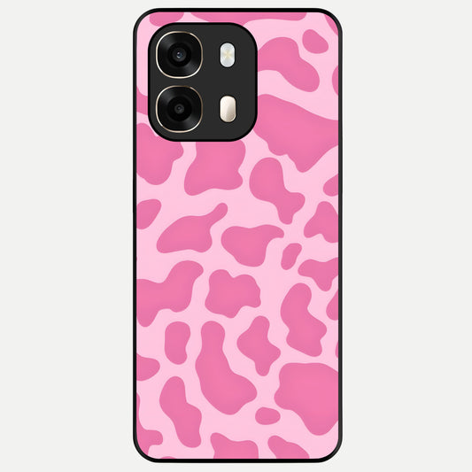  Pinkish Scenery Glass Case For Oppo A6  back cover – full design glossy printed glass finish