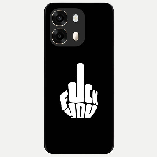  Rebel Mode On Glass Case For Oppo A6  back cover – full design glossy printed glass finish