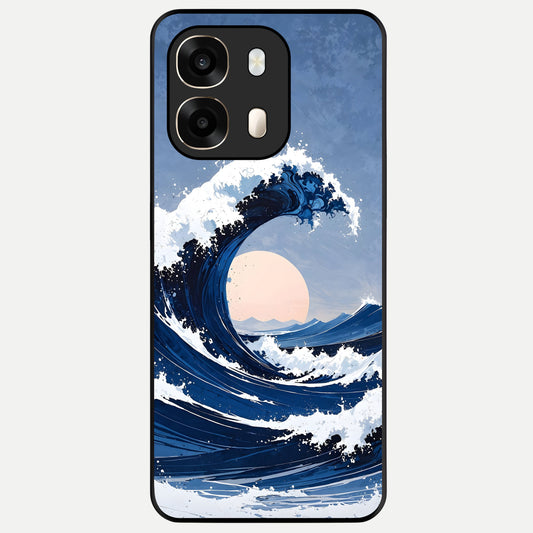  Rising Tide Power Glass Case For Oppo A6  back cover – full design glossy printed glass finish