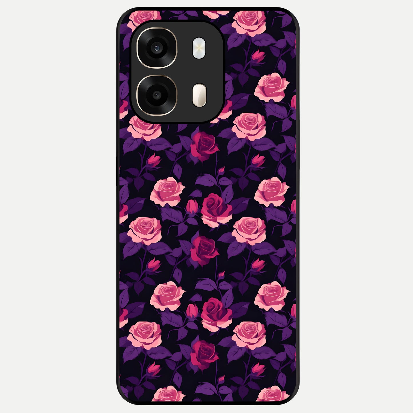  Rose Garden Twilight Glass Case For Oppo A6  back cover – full design glossy printed glass finish