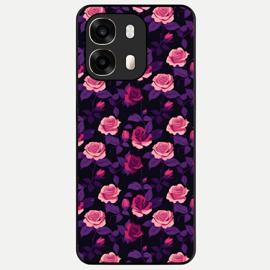  Rose Garden Twilight Glass Case For Oppo A6  back cover – full design glossy printed glass finish