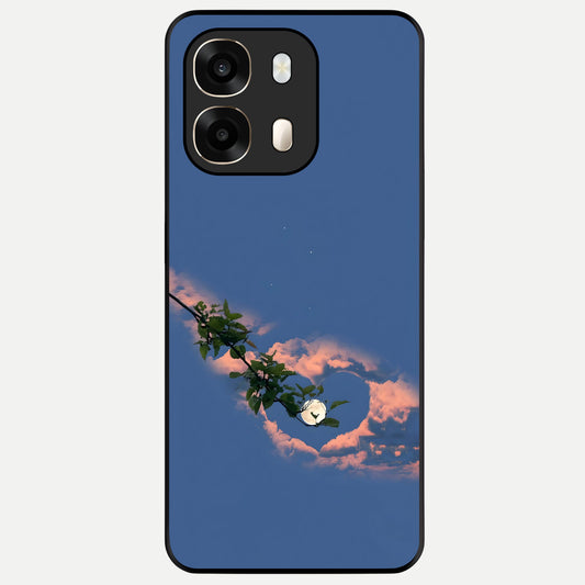  Sky Under Tree Glass Case For Oppo A6  back cover – full design glossy printed glass finish