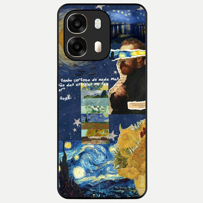  Starry Dream Vision Glass Case For Oppo A6  back cover – full design glossy printed glass finish